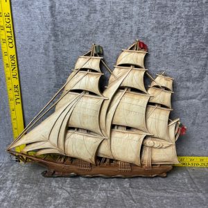 Vintage Syroco Nautical Ship Wall Decoration Simon Sez Auctions Tyler TX
