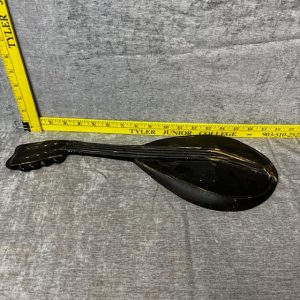 Vintage Cast Aluminum Mid Century Mandolin Wall Instrument Decoration Simon Sez Auctions Tyler TX