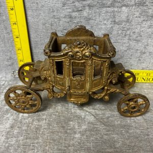 Vintage Cast Iron Cinderella Carriage Lamp Base Simon Sez Auctions Tyler TX