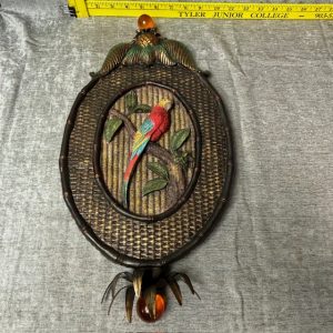 Vintage Parrot Wall Art Decoration Simon Sez Auctions Tyler TX