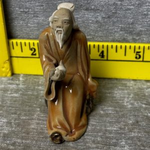 Vintage Chinese Madman Clay Figurine Simon Sez Auctions Tyler TX