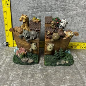 Noah's Ark Book Ends Simon Sez Auctions Tyler TX