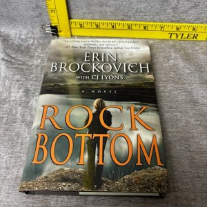Rock Bottom by Erin Brockovich Hardcover Simon Sez Auctions Tyler TX