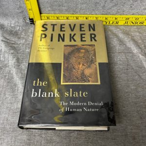 The Blank Slate: The Modern Denial of Human Nature Hardcover by Steven Pinker Simon Sez Auctions Tyler TX