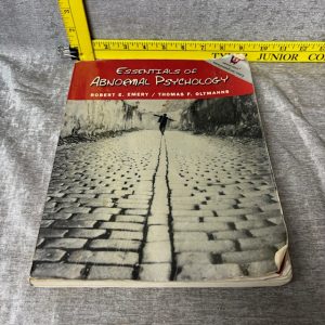 Essentials of Abnormal Psychology by Robert E. Emery, Thomas F. Oltmanns Simon Sez Auctions Tyler TX