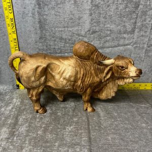 Vintage Ceramic Brahman Bull by Gomar - Colombia Simon Sez Auctions Tyler TX