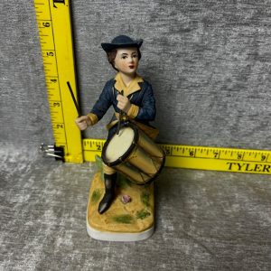 Vintage Lefton Spirit of '76 Patriot Drummer Soldier Figurine 2041 Simon Sez Auctions Tyler TX