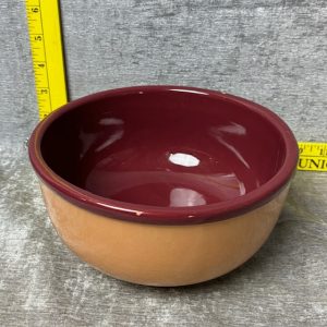 Vintage Red Italian Ceramic Mixing Bowl by Clizia in Italy Simon Sez Auctions Tyler TX