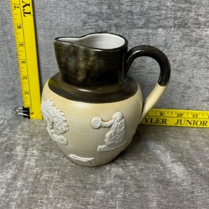 Vintage Bourne Denby Derby Art Pottery Pitcher England Simon Sez Auctions Tyler TX